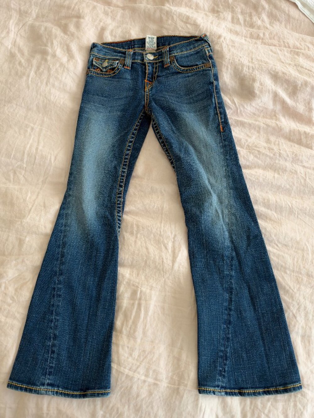 True Religion Blue Bootcut Jeans — Tagged Size 10
